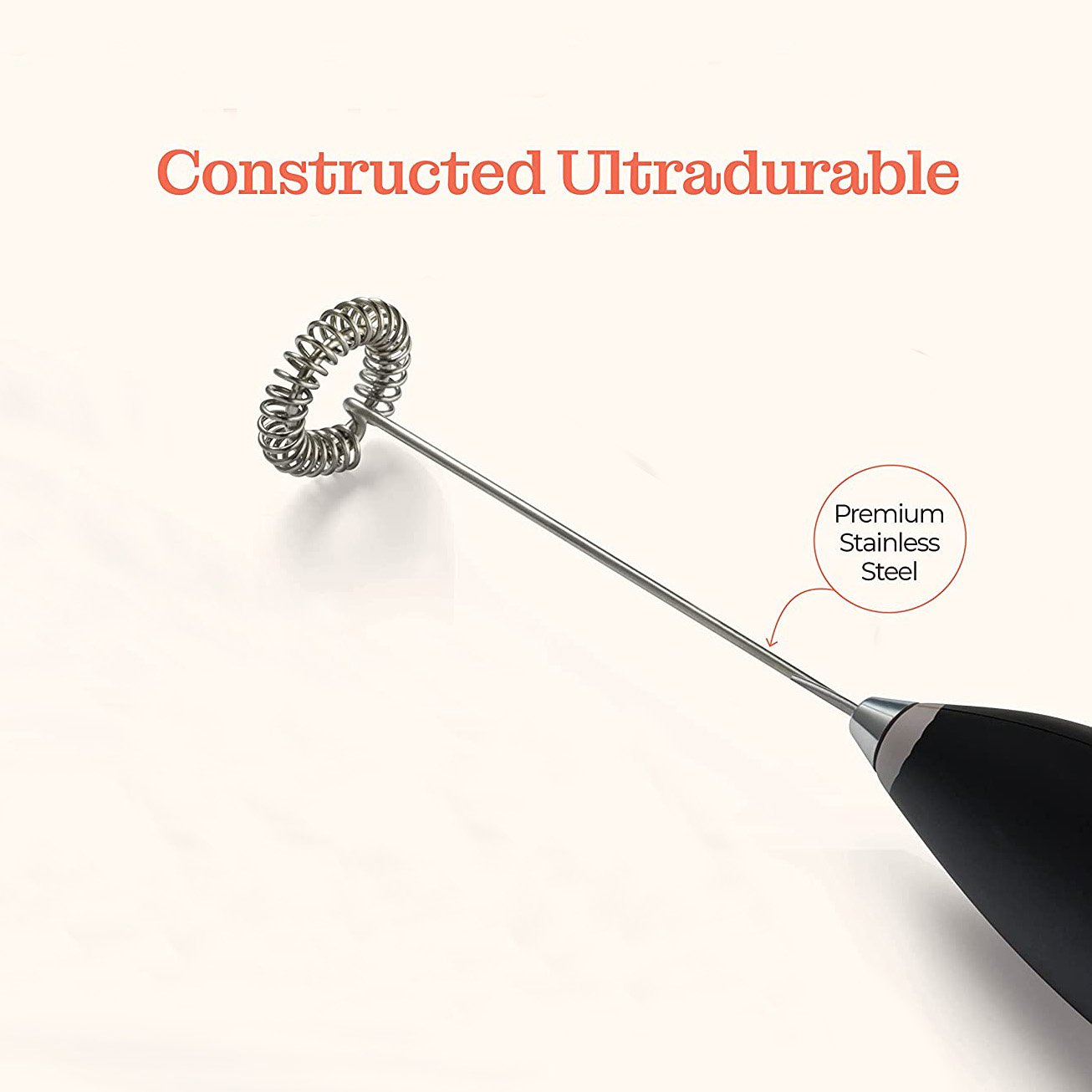 Wholesale Price Manufacturer Milk Frother Blender Coffee Stirrer Espresso Electric Metal Steel Spare Parts Mesh Plastic Stock