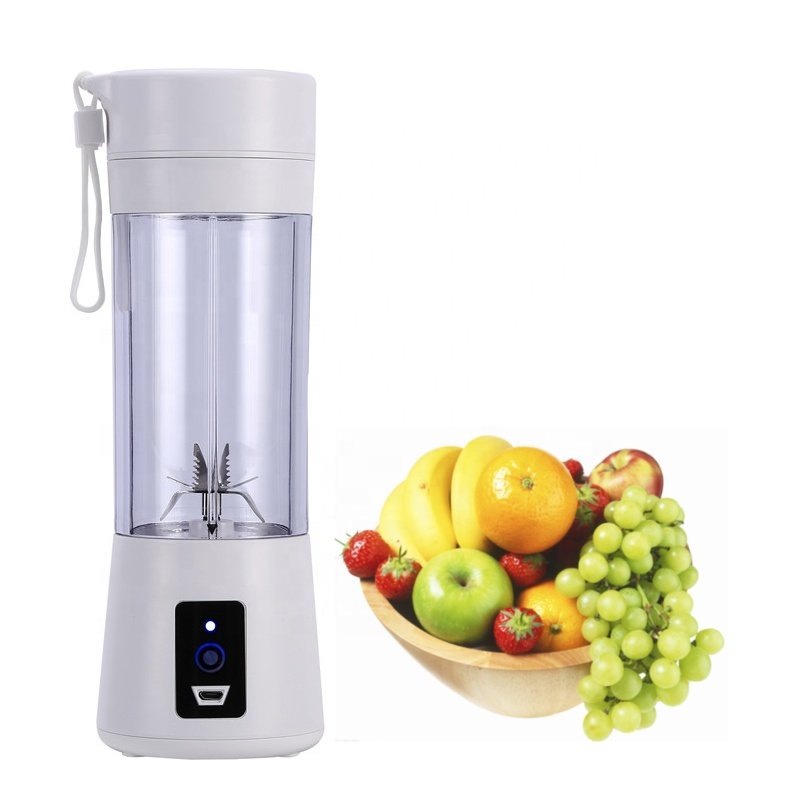 Factory wholesale hand portable juicer baby food making machine fruit juicer with stainless steel 6 blades portable blender