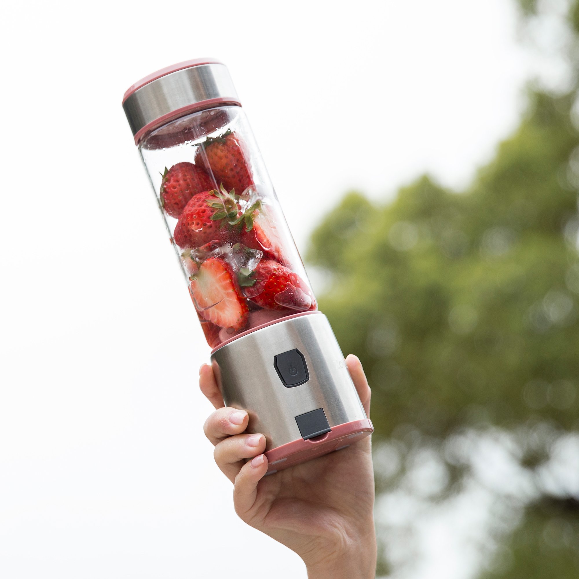 Wholesale Ice Crushing Stainless Steel Usb Mixer Personal Juicer Mini Blender Pocket Portable Mixer Juicer Machine Blender Fruit