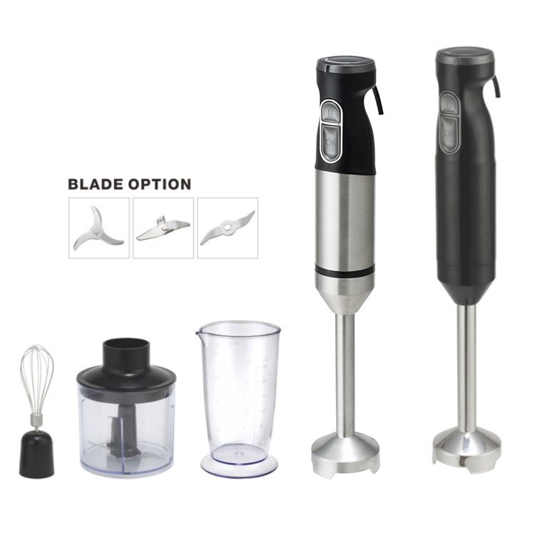 Turbo Variable Speed Multifunction Stainless Steel Electric Mixer 1000W All-in-One Blender Mini 800W Hand Blender with 2 Speeds