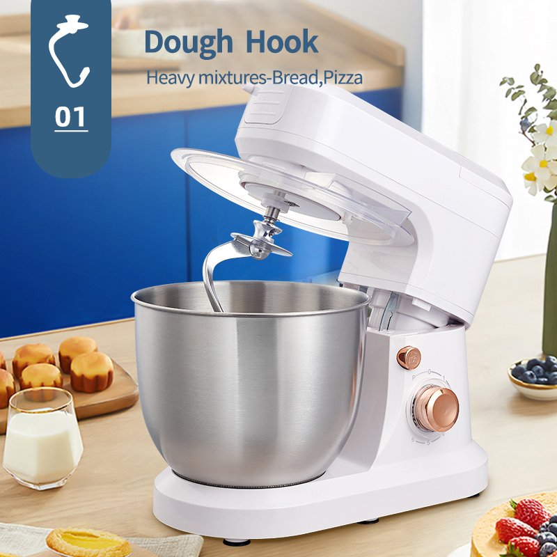 powerful 3 in 1 stand mixer 1200W with variable speed control and 5L bowl food mixers kitchen appliances electric