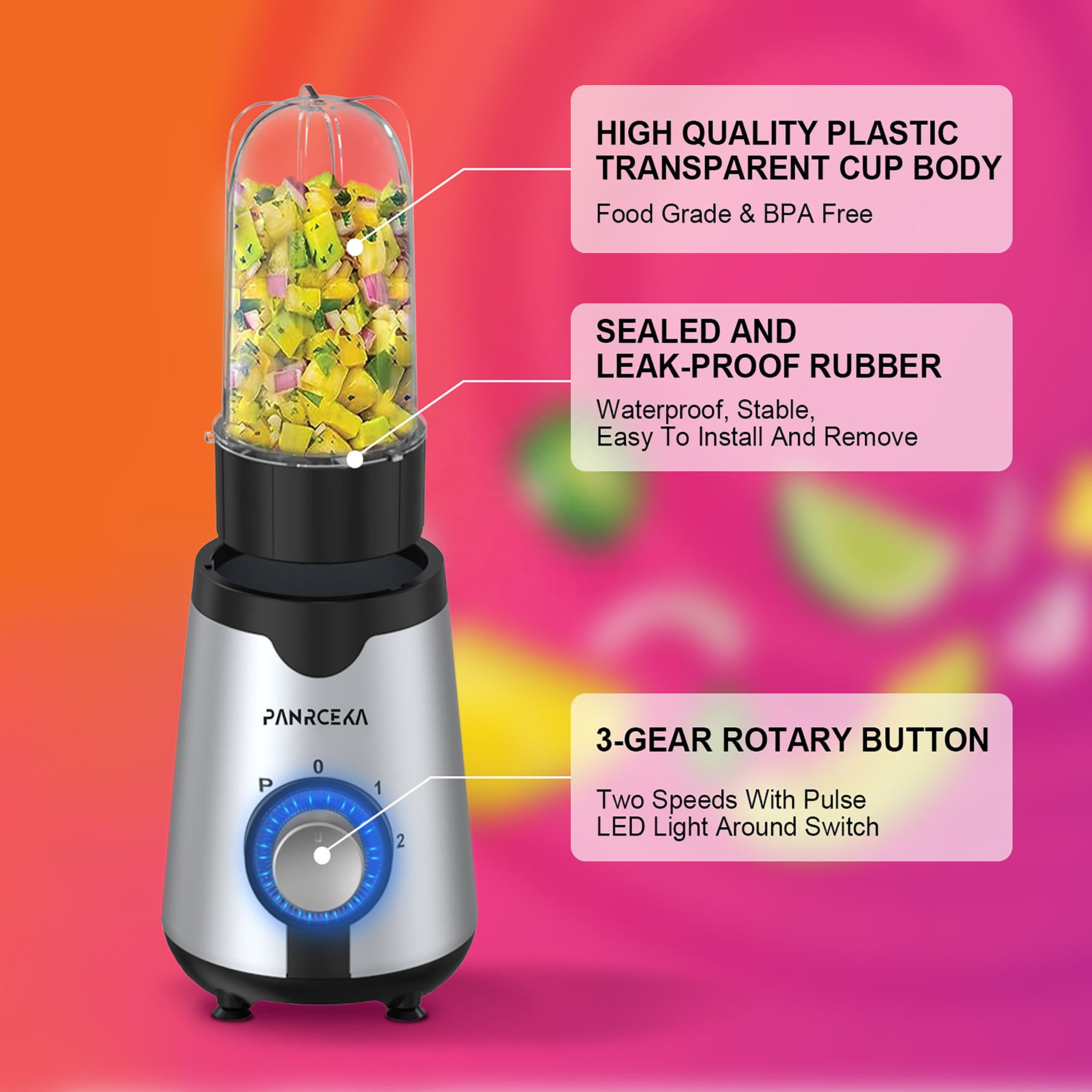 PANCERKA portable electric juicer blender Fresh Fruit Juice Blender Smoothie Maker Blender for Travel Kitchen US shipping