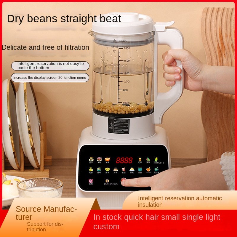 1000ml Factory price Automatic multi-functional soybean milk machine juicing cooking blender machine large capacity heating