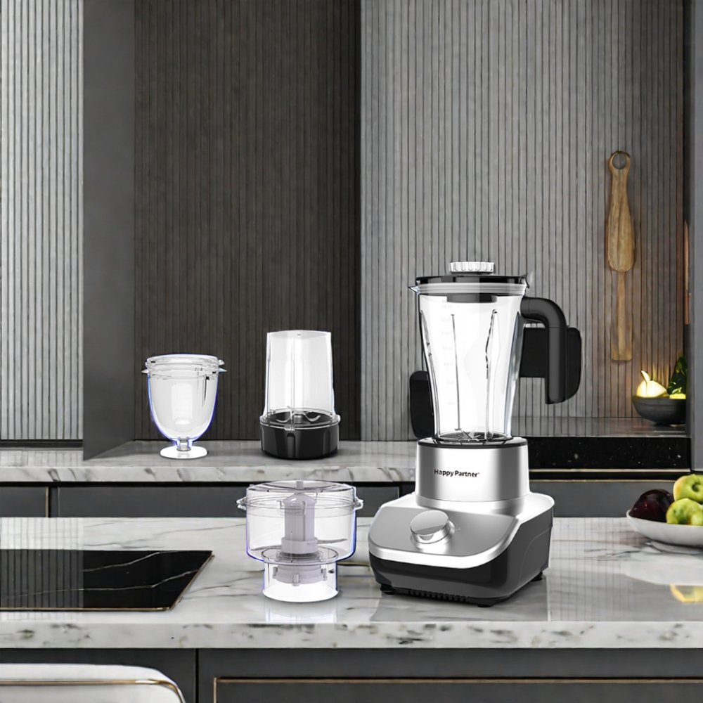 Happy Partner food processor kitchen mixer 6 in 1 juicer grinder 304 stainless steel cell wall breaker multi-functional blender