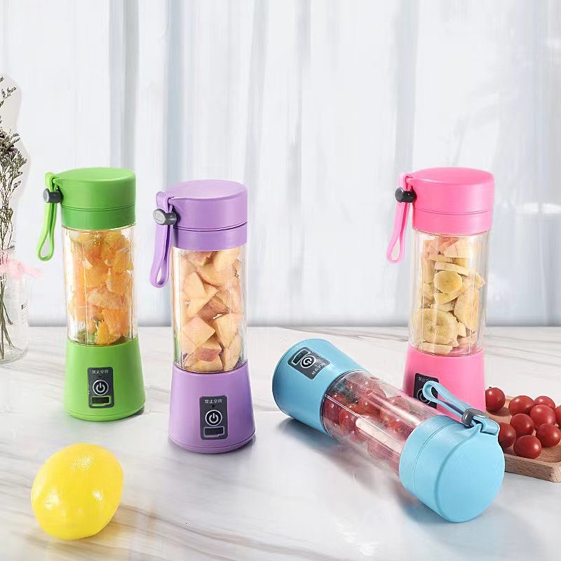 Portable Electric Mini Blender Juicer Cup Personal Use Home USB Rechargeable Machine Plastic Blade for Fruit Home Application
