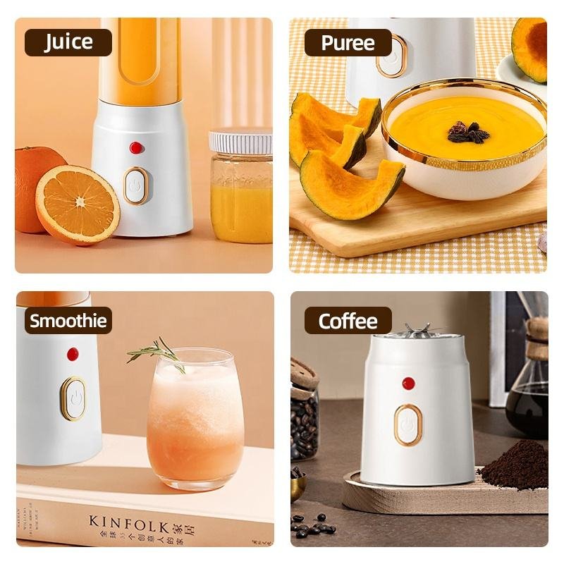 Usb Rechargeable Personal Juicer Mini Bottle With 450ml Pctg Cup Fruit Juicer Usb Blender