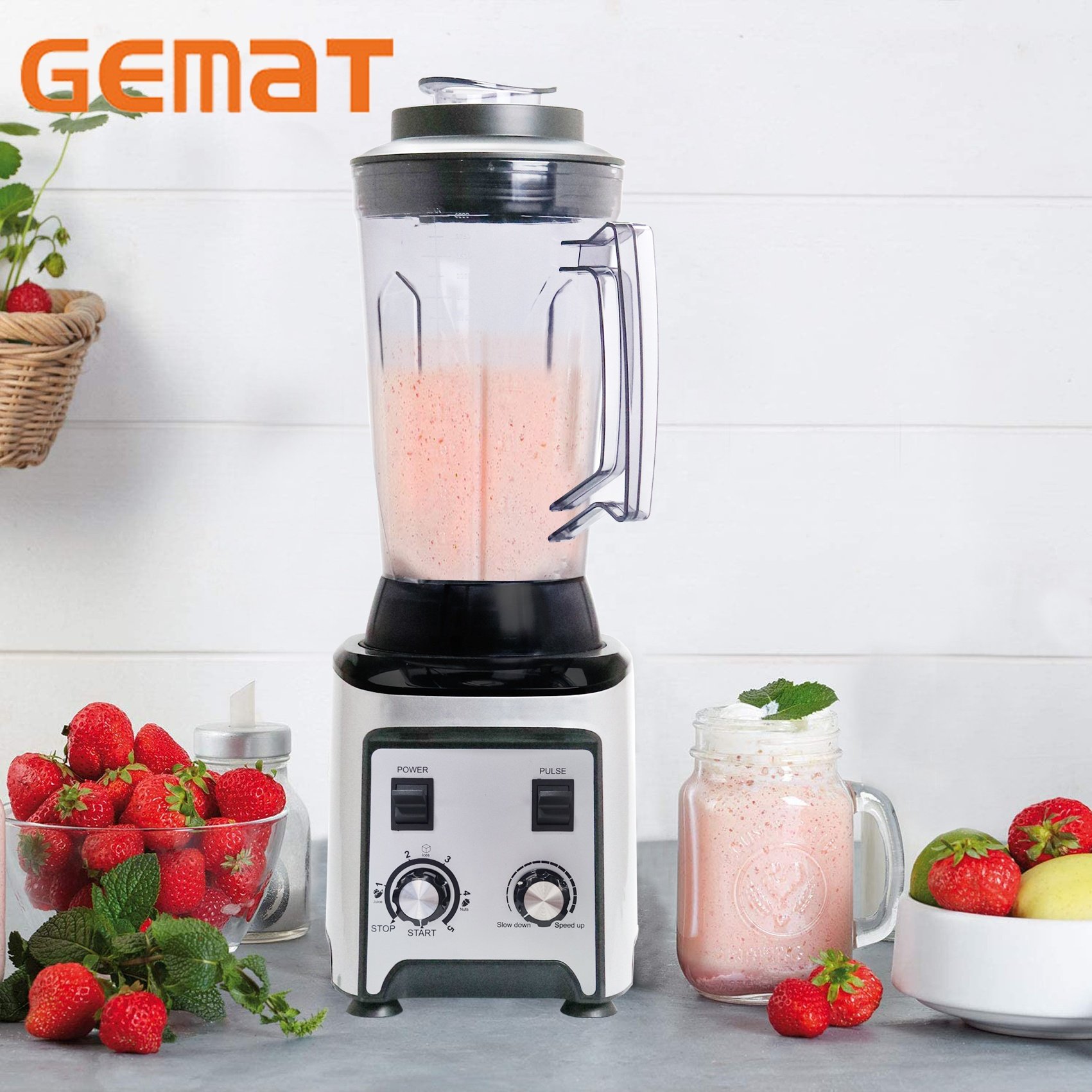 Hot Selling Kitchen Grinder Meat Processor Commercial Electric Blender Ice Crush High Speed Professional Juicer Blender