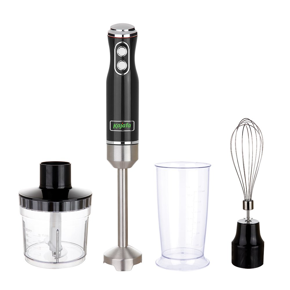 5 in 1 immersion hand stick mixer blender, retro hand blender mixer with food chopper, S/S shaft 700W
