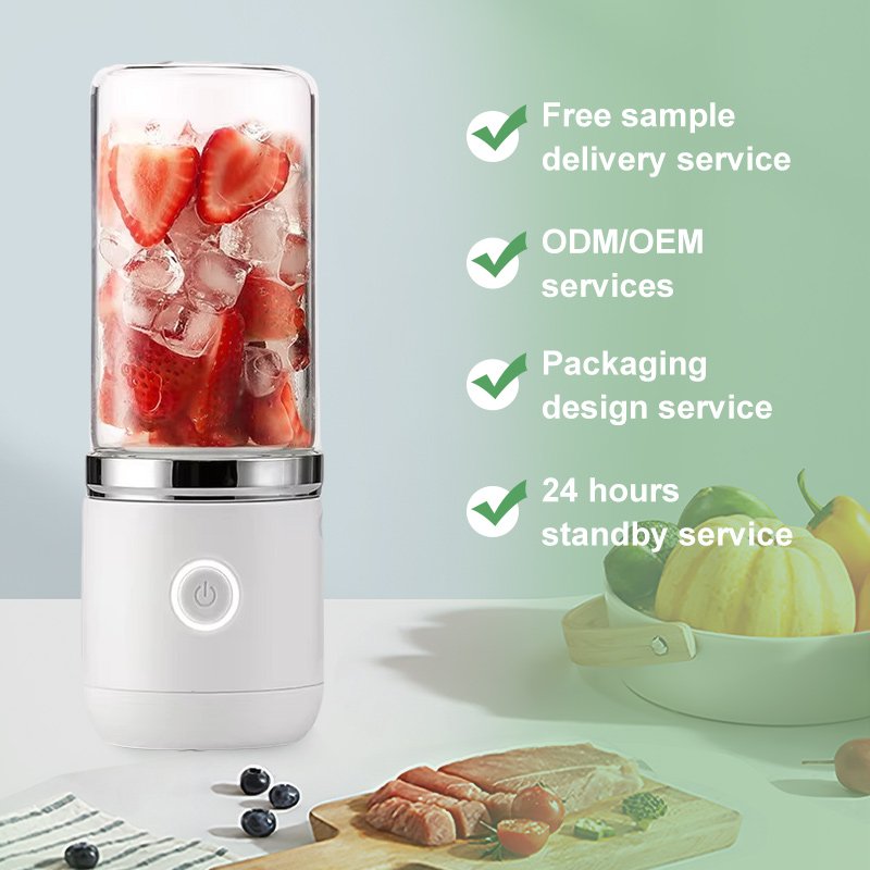 OEM Factory Price Portable Travel Powerful Mini Multi-Functional Usb Wireless Smoothie Fruit Orange Juicer Blender Machine