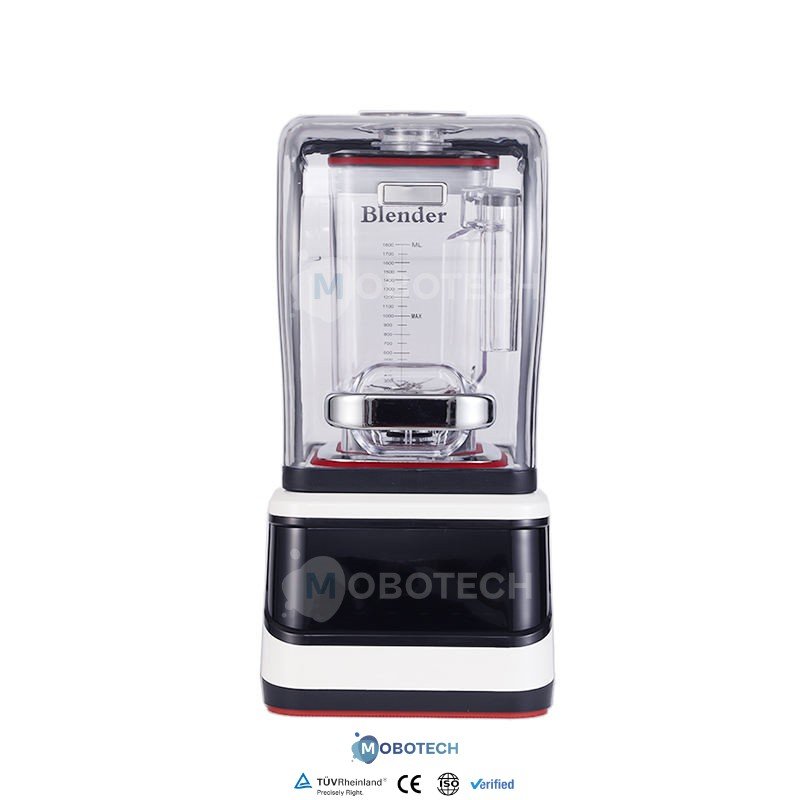 Blender Heavy Duty Commercial Ice Crusher Juice Industrial Silent Juicer Blender Machine With Sound Cover Enclosure