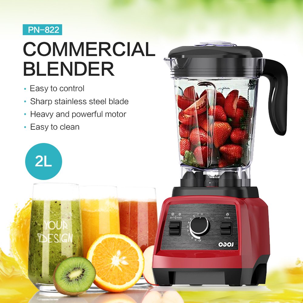 Blender Smoothie Maker 400W Professional Countertop Blender With 4 Adjustable Speeds