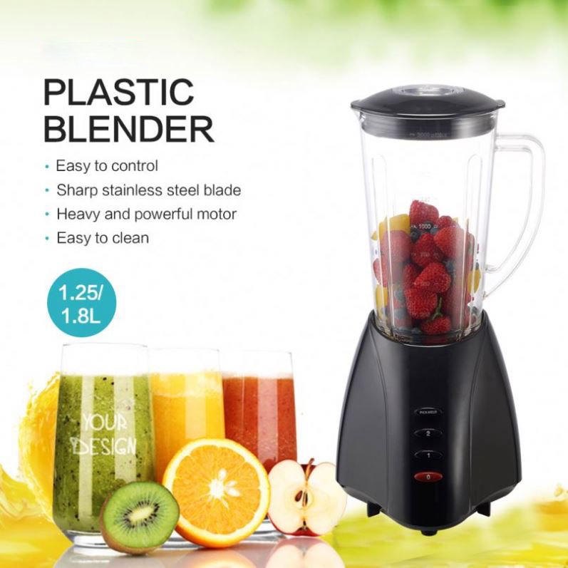 Blender Smoothie Maker 400W Professional Countertop Blender With 4 Adjustable Speeds