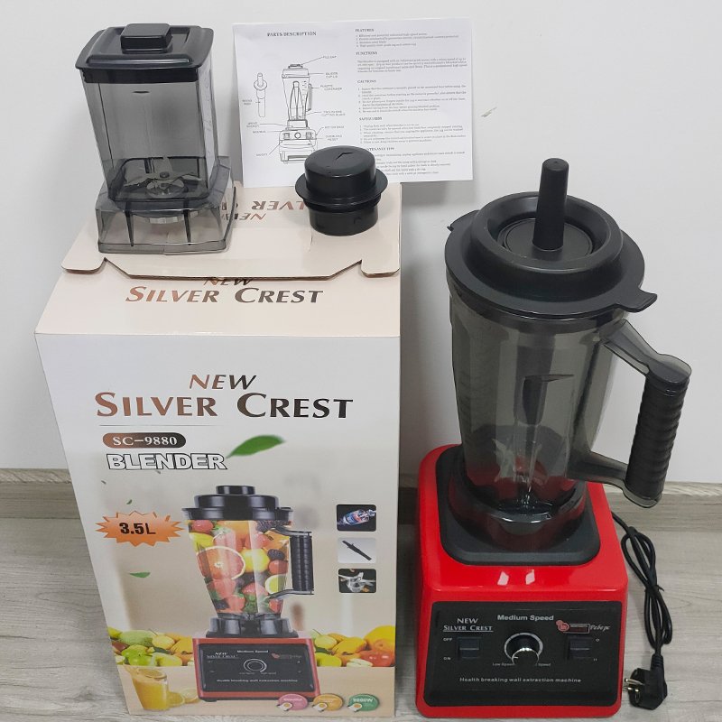 2024 Hot Selling SILVER CREST 3L 8000w 2 in 1 Blender Multifunctional Food Grinder Juice Maker Home ElectricSILVER CREST Blender