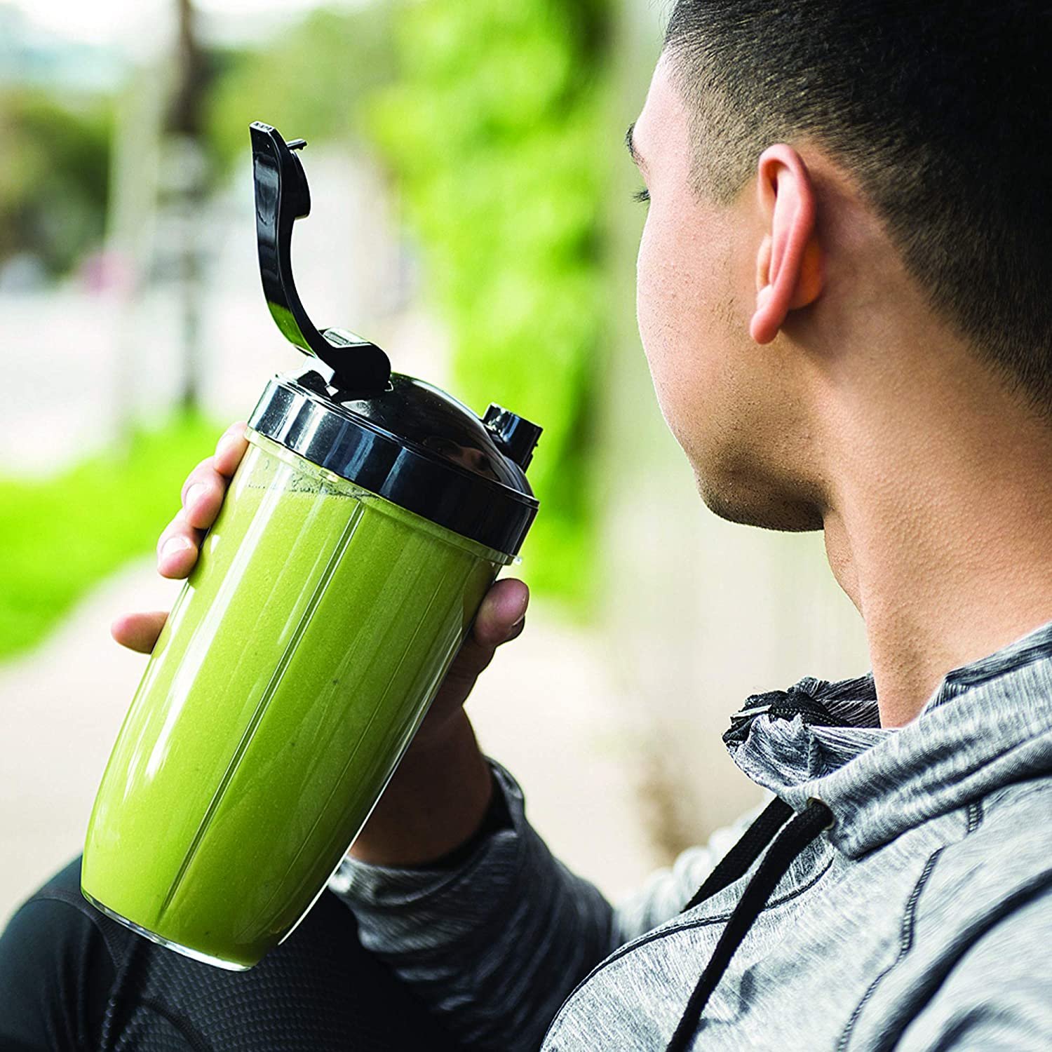 New Design 1200W Powerful Multi-Purpose Household Kitchen Appliance Auto BPA Free Bottle Smoothie Nutri Juicer Mixer Blender