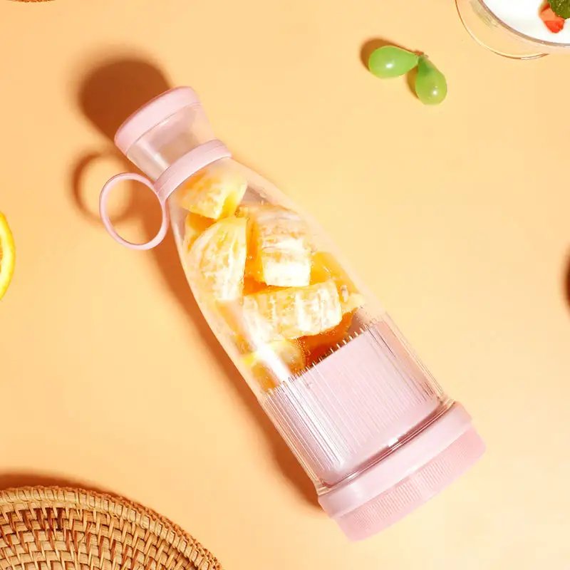 Electric Fresh Juicer Machine Milk Shake Wireless Charging Portable Blender Orange Juicer for the Office Home