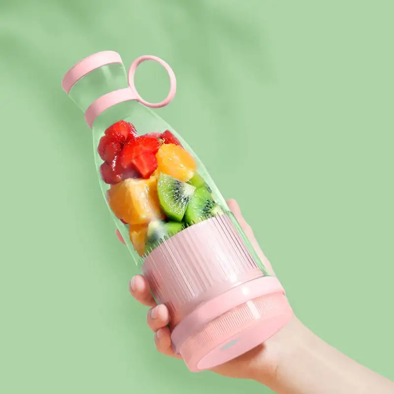Electric Fresh Juicer Machine Milk Shake Wireless Charging Portable Blender Orange Juicer for the Office Home