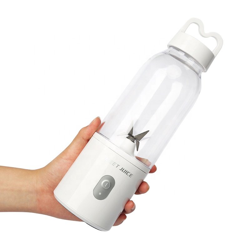 500ml Electric Usb Rechargeable Portable Blender Eco-Friendly Plastic Juicer Bottle