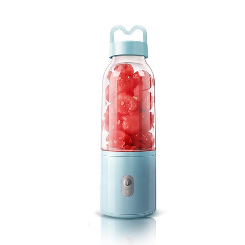 500ml Electric Usb Rechargeable Portable Blender Eco-Friendly Plastic Juicer Bottle