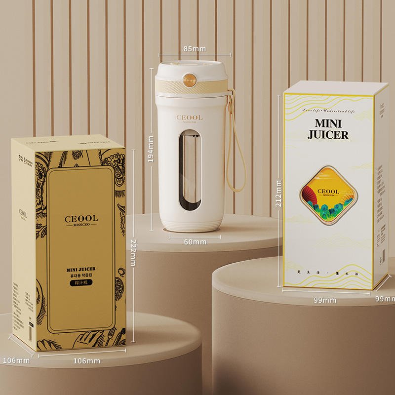 High Quality 3000mah 10 Blades Freshly Squeezed Fruit Juicer Blender Mini Portable Blender Machine