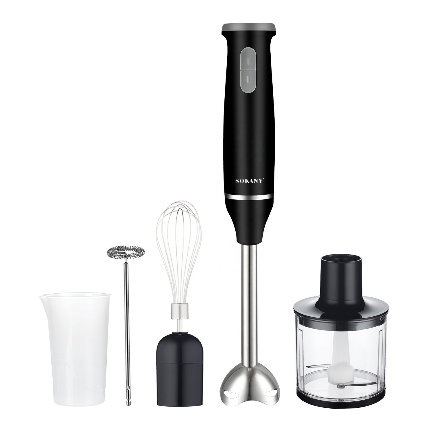 Sokany 800W high power 5 IN 1 Multi functional handheld mixer Professional Electric Multi-Purpose blender