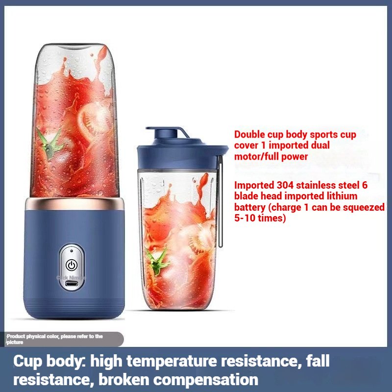 Portable Blender 400ml Rechargeable Juicer Cup Travel Handheld Fresh juicer Mini Blender Tragbarer Mixer Mixeur portable