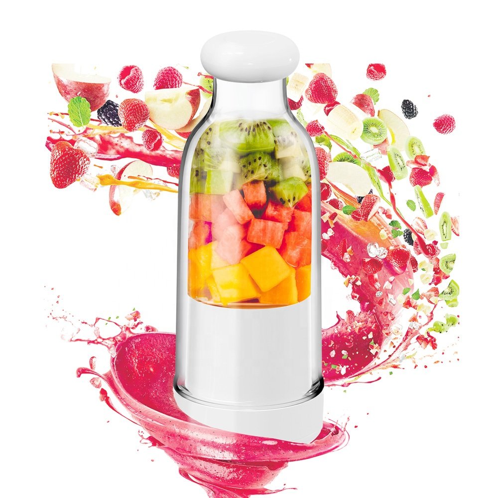 New Arrival Portable Juicer,300ml Fruit Ice Mixer USB Charge Battery Juicer, Mini Fresh Juicer Blender