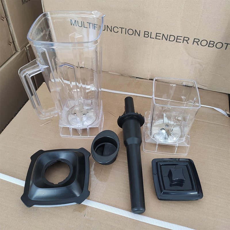 4500W High-Speed Electric Kitchen Blender Stainless Steel Multifunctional Double Cups Smoothie Maker Juicer Restaurant Use