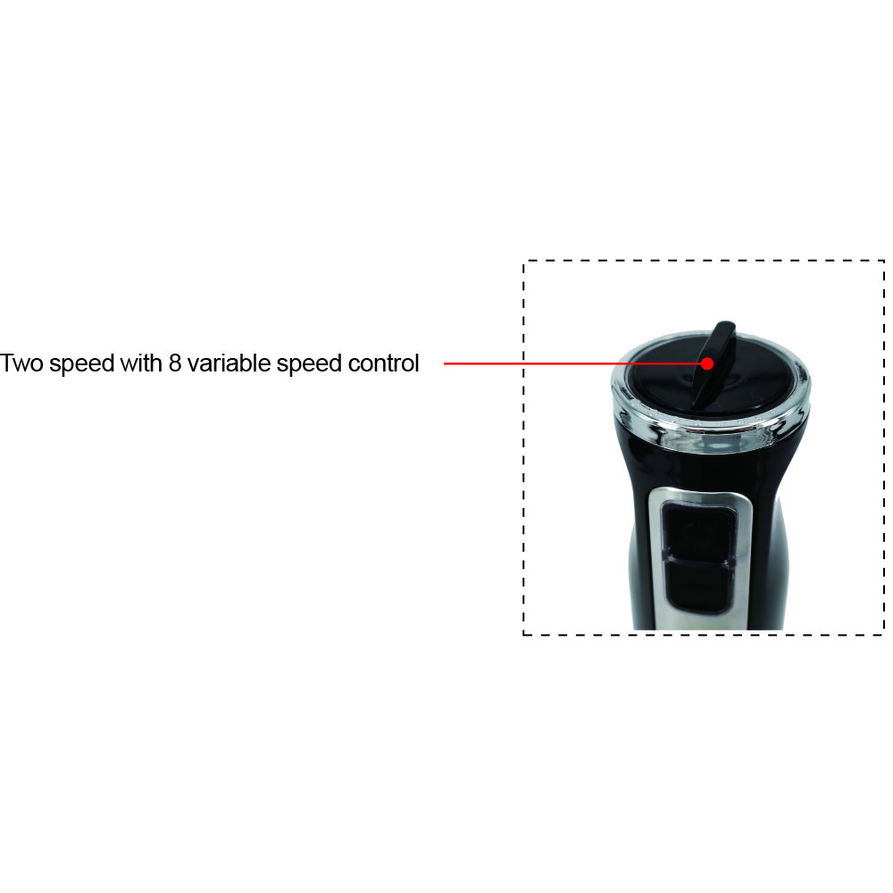 Best Price 800W LED Light Shining Indication Electrical Hand Blender Mixer
