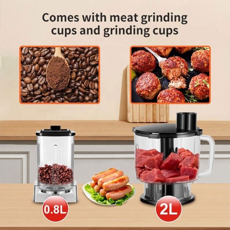 Intelligent 6600W Stainless Steel Portable 3 In 1 Meat Grinder Bean Grinder Ice Crusher 3L Juicer Blender For Home Use