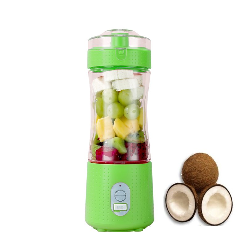 Kitchen 230w portable rechargeable vacuum food blender and mixers 380ml automatic fruit juicer machine drink shaker cup set