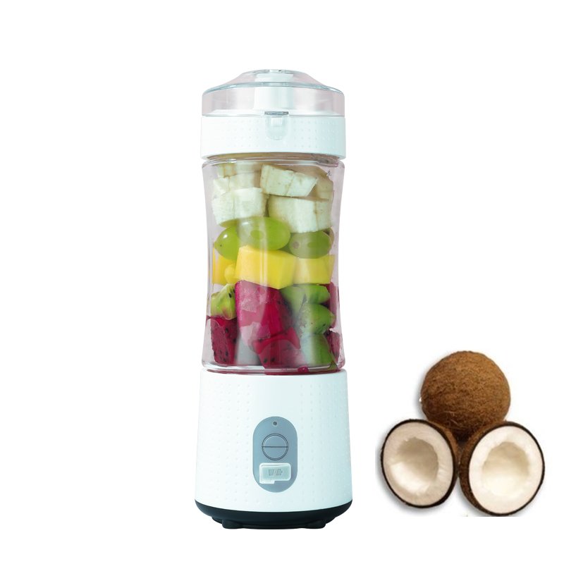 Kitchen 230w portable rechargeable vacuum food blender and mixers 380ml automatic fruit juicer machine drink shaker cup set
