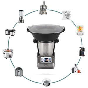CHEFTRONIC Thermo mix blender Heat preservation china oem cooking equipment with mixing,chpping,scale,flour function