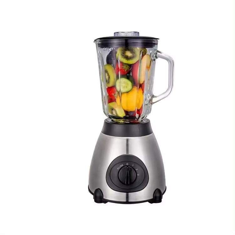 Silver crest ken wood 2 in 1 Double Cup Y66 5 Speed Stainless Steel Jar Electric Food Mixer Fresh Juice Blender Machine