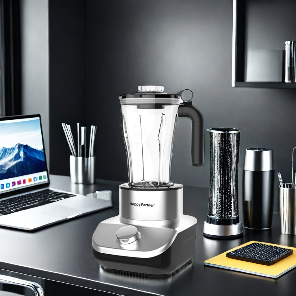 Happy Partner 6-in-1 2024 New Design Electric Multifunctional Kitchen Appliance Blender Mixer Machine for Household Use