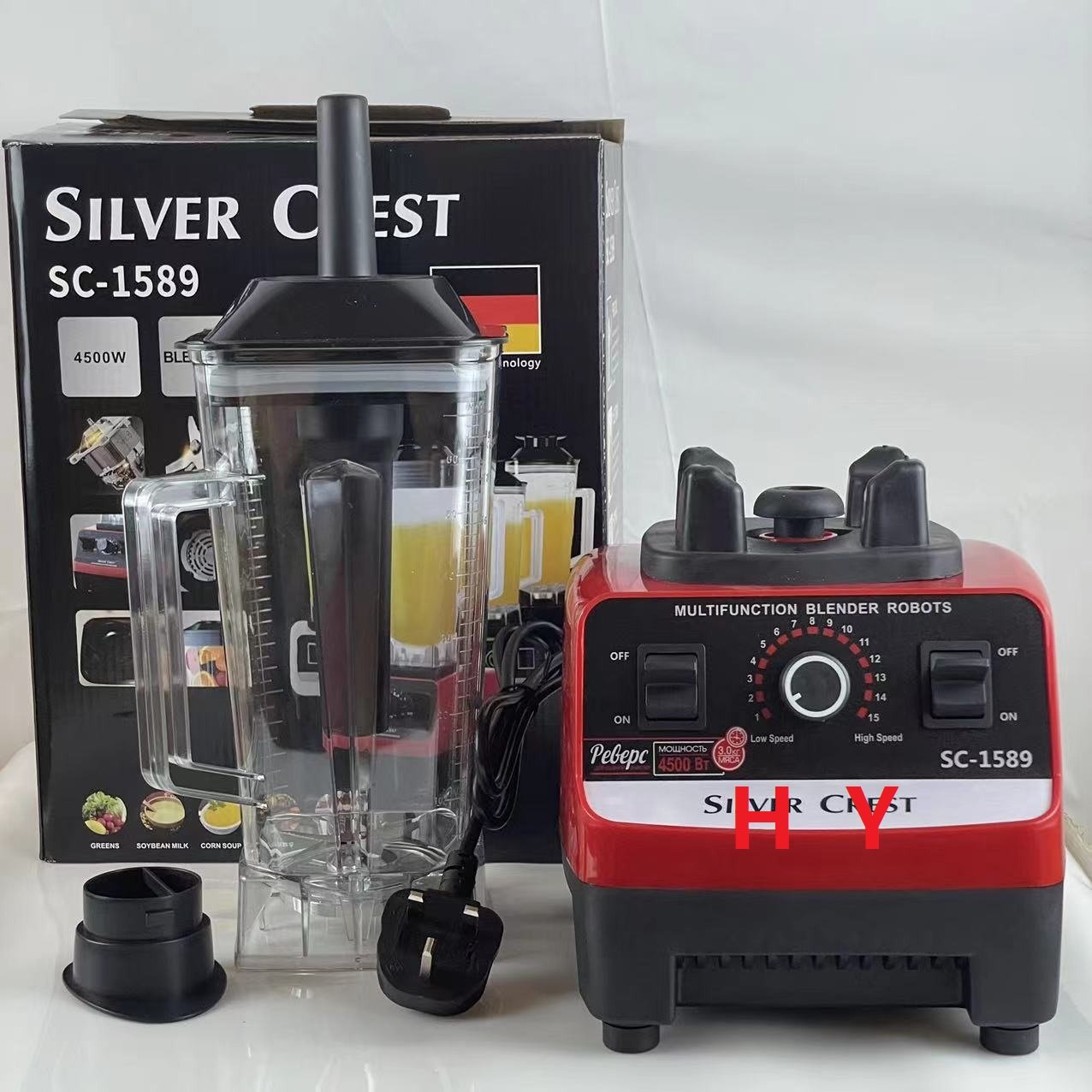 50% Discount Factory Direct, 2 in 1SILVER CREST 4500W Big Power With 2 Cups For Baby Home Use Blender/
