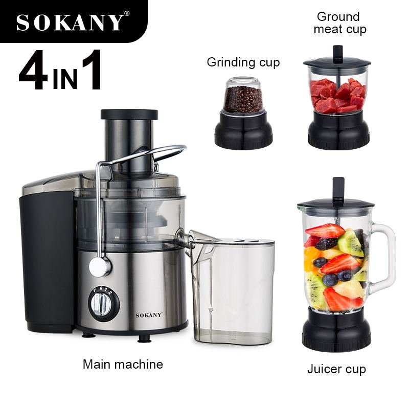 New SK-4009 high quality household fully automatic fresh juicer blender 4in1 juicers and blender