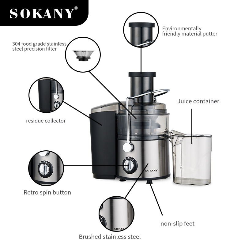 New SK-4009 high quality household fully automatic fresh juicer blender 4in1 juicers and blender