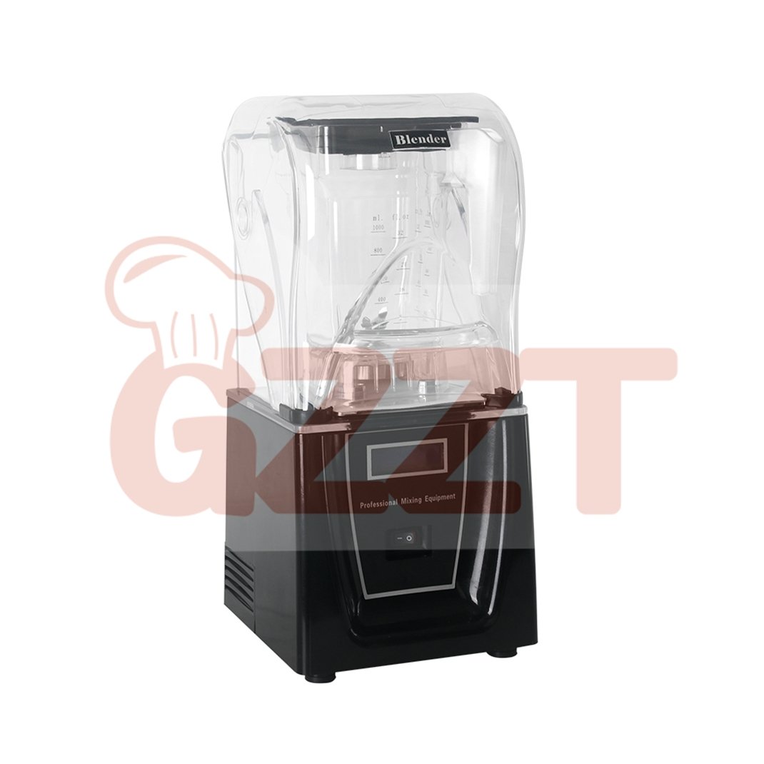 Multi-funtional Smoothies Blender Automatic Ice Crusher with Soundproof Covering 1L Fruit Mixer
