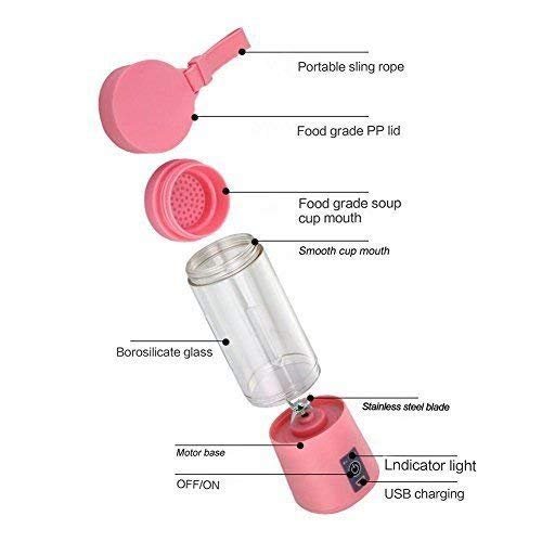 Wholesale Small Plastic Cup Portable Mini Juicer Blender Commercial And Home Use