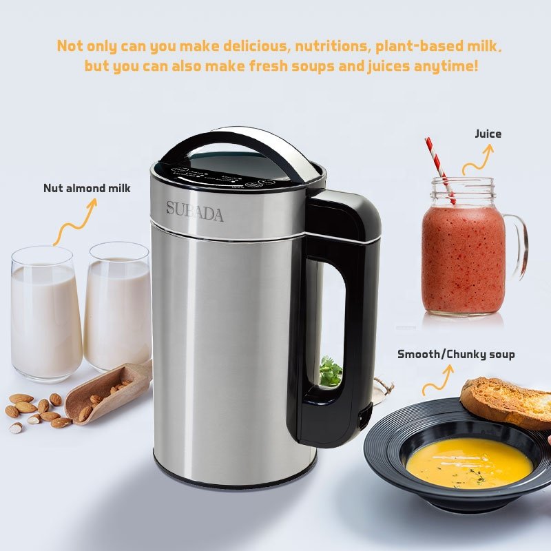 Automatic Almond milk maker Household Built-in Filter Nut Soybean Milk Maker Machine Multifunctional Blender 1.2 Soup Maker