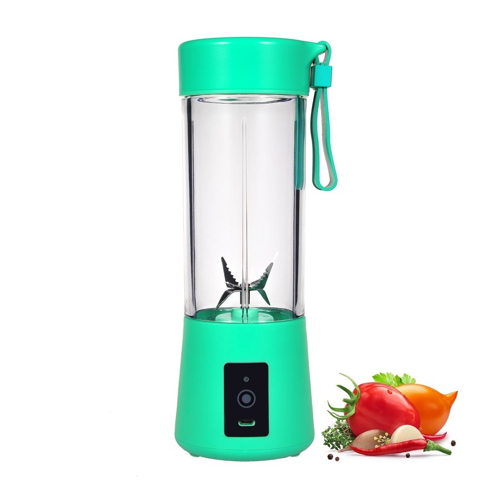 First Piece Special Price kitchen plastic 6 blades usb portable juice blender 400ml hand bakery mixer machines shaker cups sets