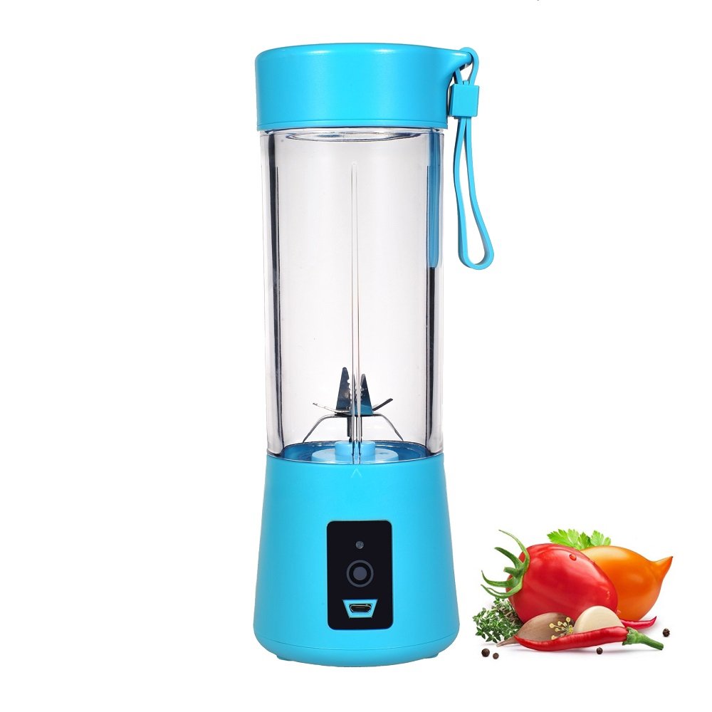 First Piece Special Price kitchen plastic 6 blades usb portable juice blender 400ml hand bakery mixer machines shaker cups sets
