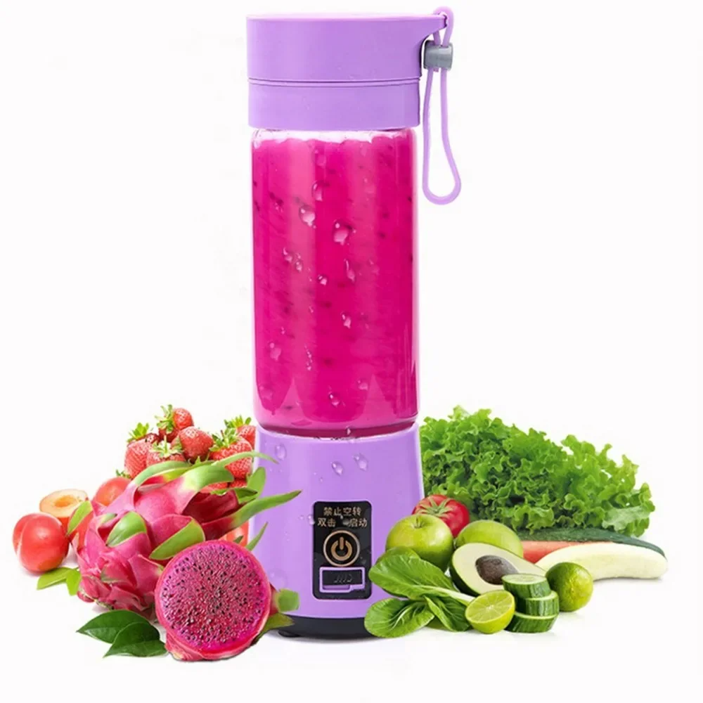 4 in1 mini extractor juice machine cup electric orange mini fruit portable brender citrus Blender Household