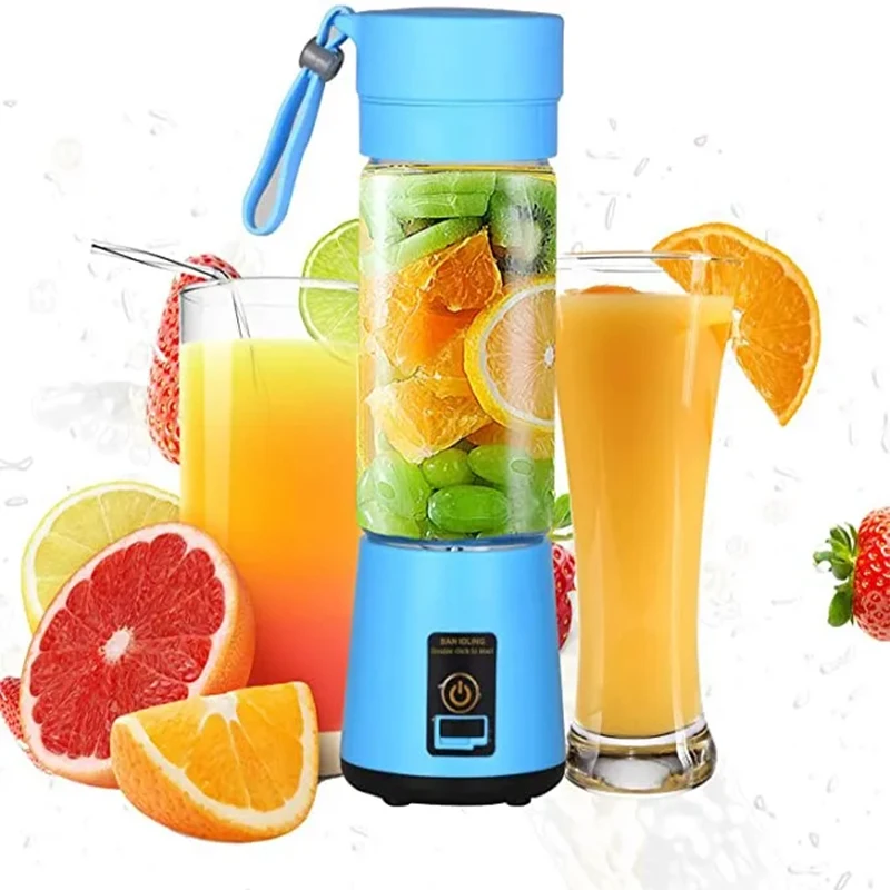 4 in1 mini extractor juice machine cup electric orange mini fruit portable brender citrus Blender Household