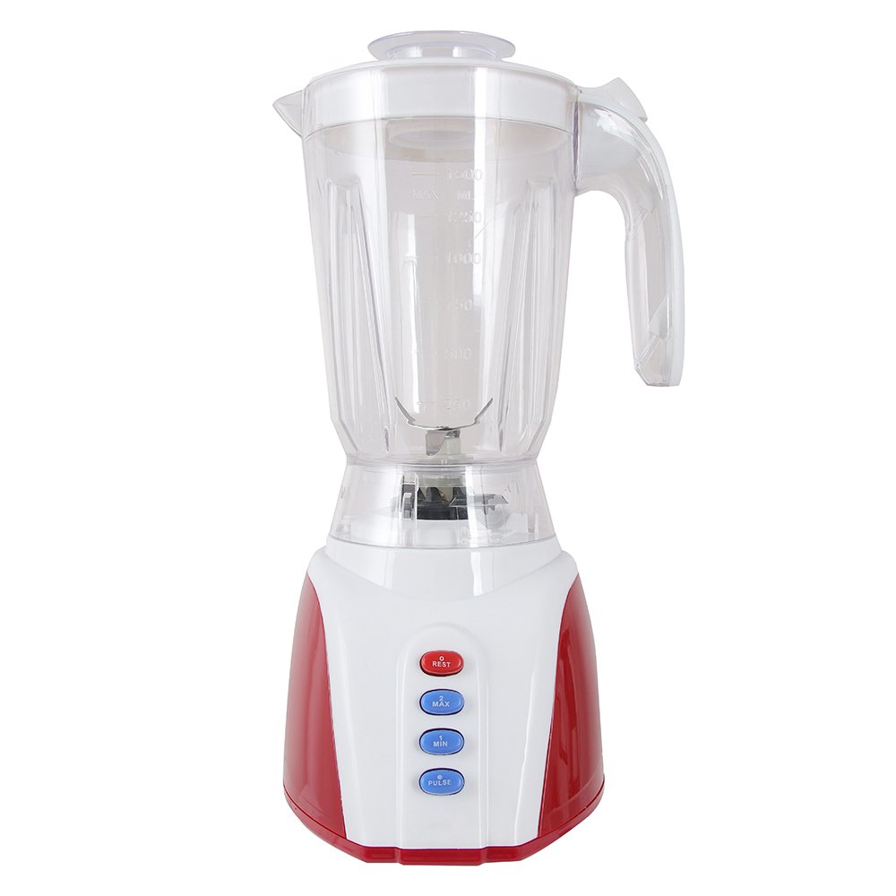 outai 500W plastic blender 1.5L plastic jar 2022 new blender with 1.7L unbreakable blender jar with easy jar cover