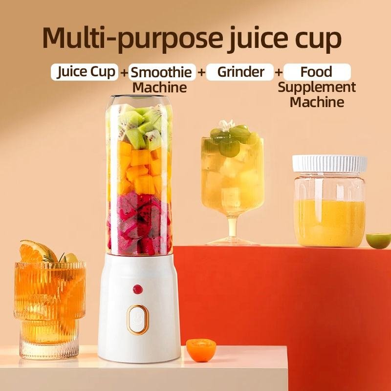 2024 Portable Juicer Blender Freshly Rechargeable Blender Personal Juicer Bottle With Multi-purpose Juice Cup