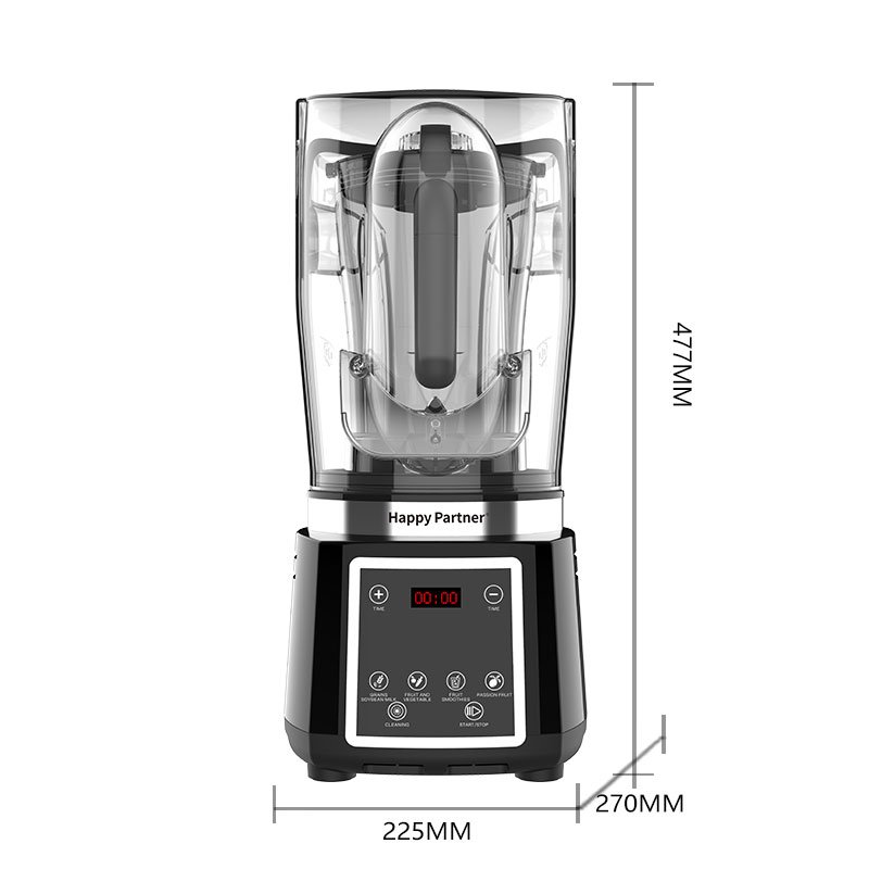 Happy Partner Top-Class Electric Large-Size 2.0-Liter Commercial Mixer High-Speed Ice Crusher Blender Variable Speed Household
