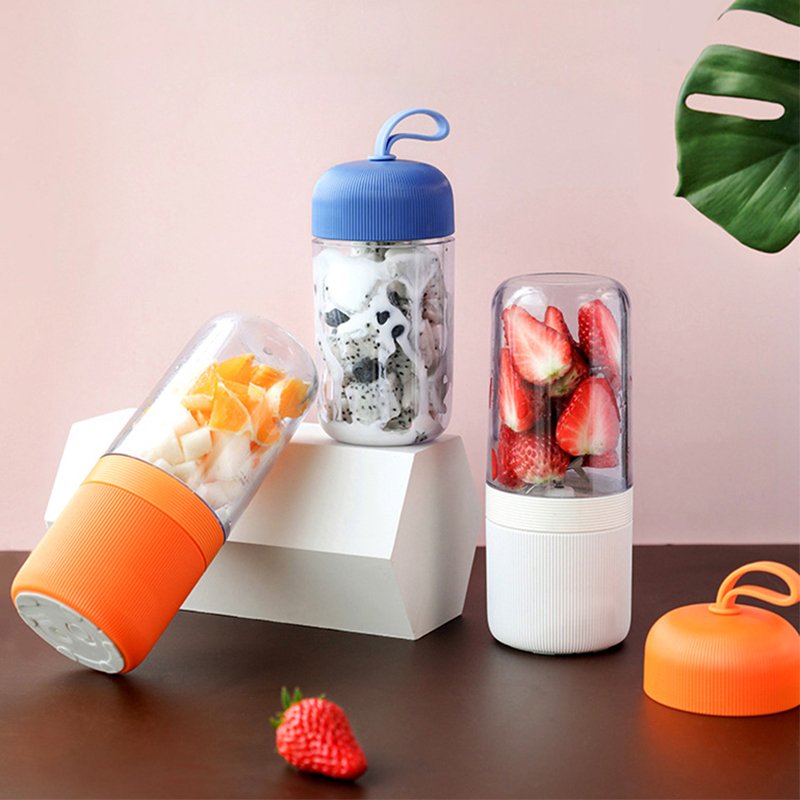 wholesale High Quality custom Home Kitchen Appliance 400ml Portable Hand Retro Blender and Mixer USB Rechargeable