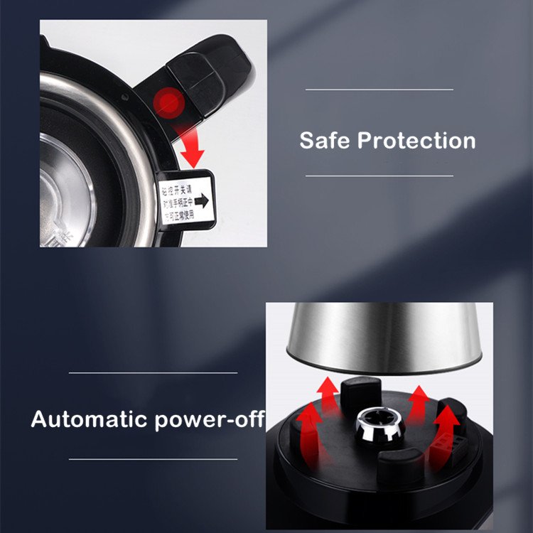 New fashion design profesional food blender for juice soup safe electric multifunction blender stainless steel
