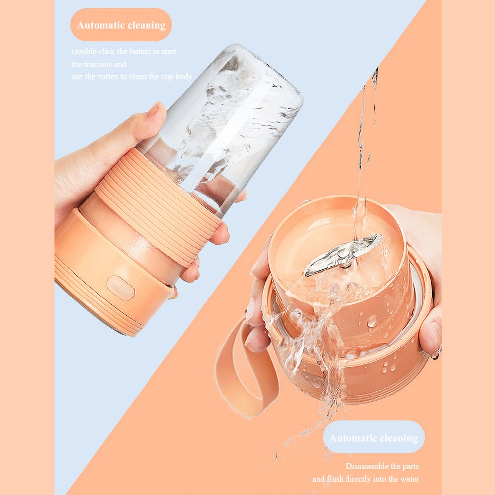 Wholesale OEM factory Wireless mini juicer Waterproof fruit mixer Home Travel Office juicer blender portable